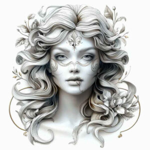 realistic-face – tattoo design ideas free ai generated – refined-contrast – for-biceps – Gallery: faces-inkby-ai