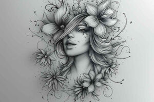 faces tattoo design ideas Realism detailed rendering character symbolising endurance