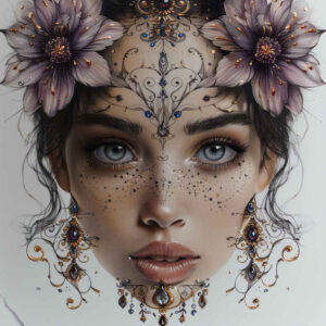 faces tattoo design ideas bold highlights delicate stands for resilience