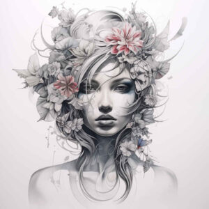 faces tattoo design ideas photo-realistic detailed eyes embodying perseverance