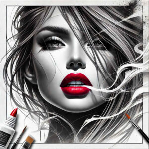 faces tattoo design ideas Surrealism hyperreal detailed eyes for back shoulder
