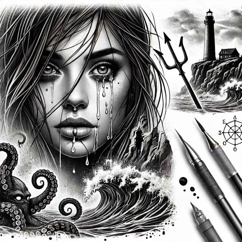 faces tattoo design ideas vivid hues detailed eyes meaning perseverance