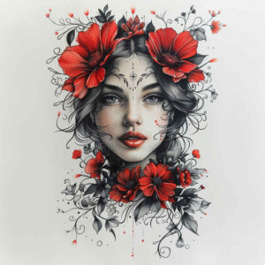 faces tattoo design ideas beyond reality detailed for inner arm