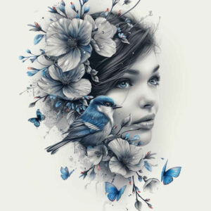faces tattoo design ideas bold color blocks detailed shows resilience