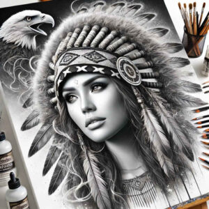 faces tattoo design ideas modern classic detailed texture shows determination