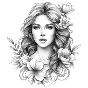 faces tattoo design ideas layered color dramatic shading for spine