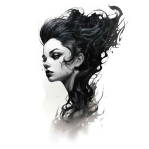 faces tattoo design ideas soft blending facial expression for side torso
