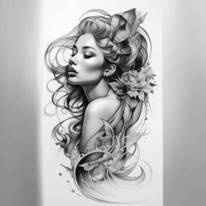 faces tattoo design ideas vibrant palette haunting symbol of strength