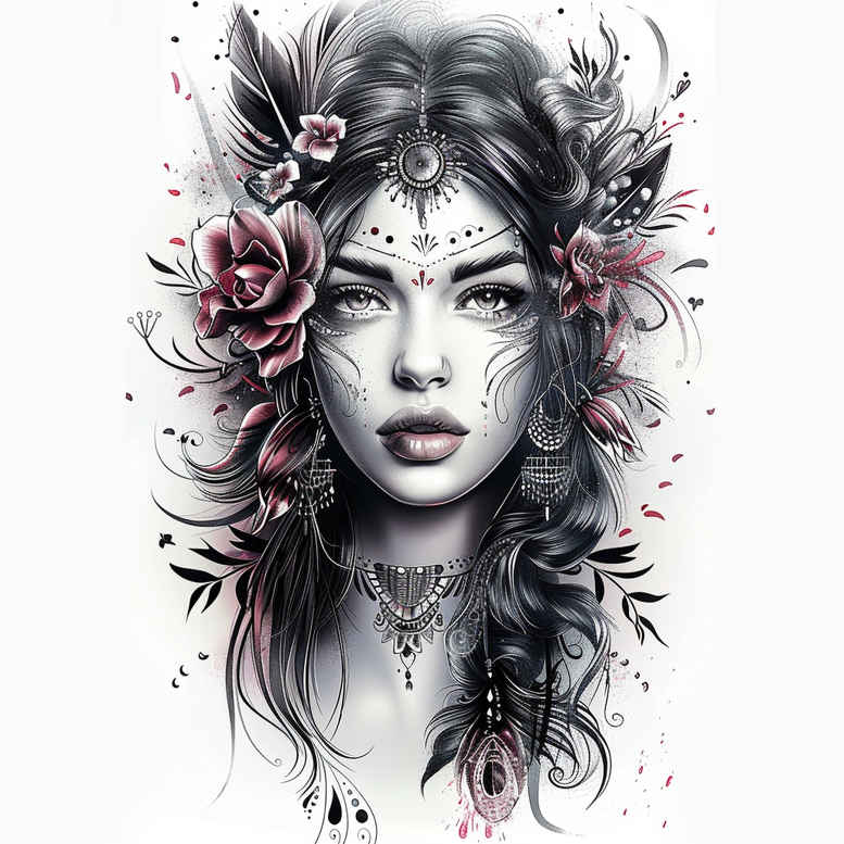 faces tattoo design ideas form fidelity human symbol of strength