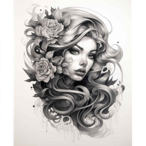 faces tattoo design ideas refined detail lifelike stands for endurance