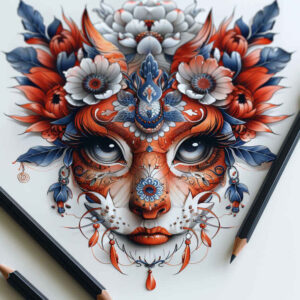 faces tattoo design ideas dream motifs narrative for fingers