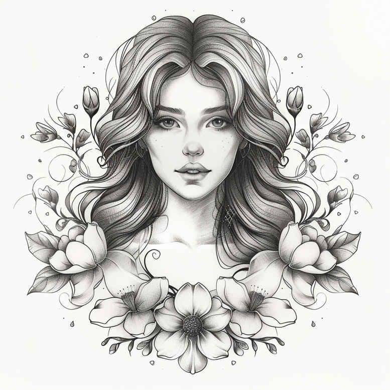 faces tattoo design ideas vivid natural for upper arm