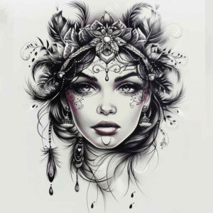 faces tattoo design ideas macro sharp for shoulder