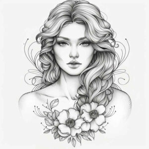 faces tattoo design ideas geometric sharp represents courage