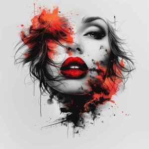 faces tattoo design ideas phantasmagoric smooth for lower back