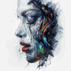 faces tattoo design ideas Realism natural contrast soft shading perseverance and power