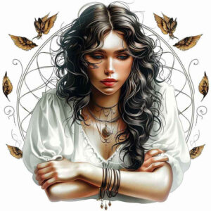 faces tattoo design ideas Surrealism vibrant contrasts strong features for palm
