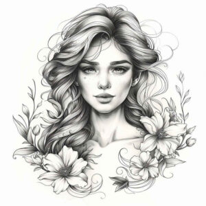 faces tattoo design ideas esoteric symbolism strong features for stomach