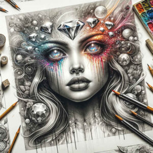 faces tattoo design ideas Neotraditional balanced tones strong features represents courage