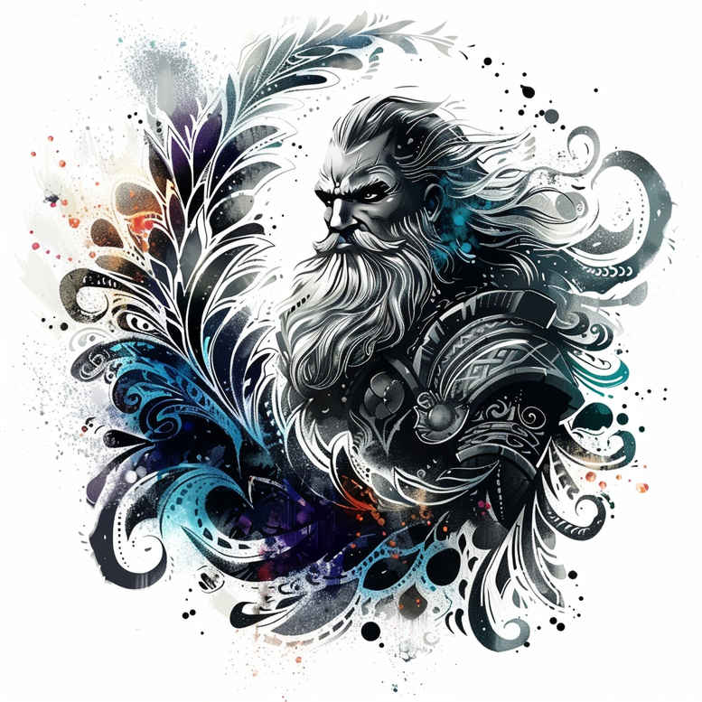faces tattoo design ideas Realism ultra detailed subtle shadows embodying endurance