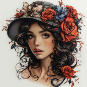 faces tattoo design ideas light play subtle shadows for shoulder