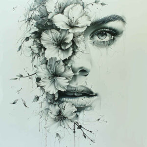 faces tattoo design ideas bold highlights symbolic for upper thigh