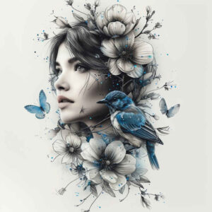 faces tattoo design ideas textured symbolic stands for strength
