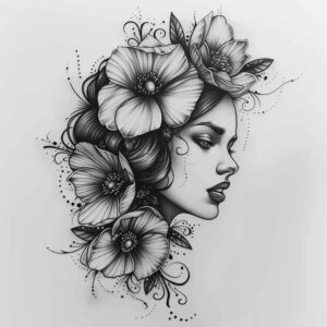 faces tattoo design ideas Realism color precision tattoo style shows courage