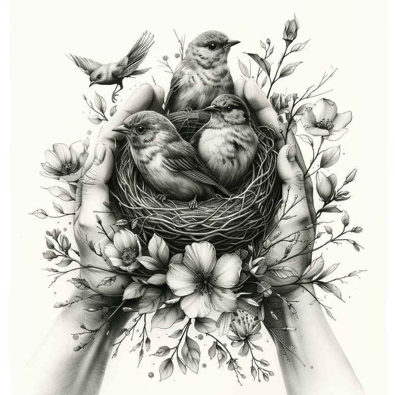 ancestral-tattoo – tattoo design ideas free ai generated – quiet – for-palm – Gallery: family-inkby-ai