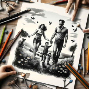 arm-tattoo – tattoo design ideas free ai generated – plain-tattoo – for-lower-thigh – Gallery: family-inkby-ai