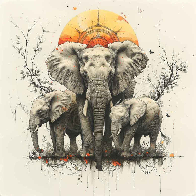 caring-tattoo – tattoo design ideas free ai generated – discreet – for-nape – Gallery: family-inkby-ai