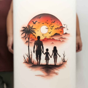 caring-tattoo – tattoo design ideas free ai generated – no-fill – for-hand – Gallery: family-inkby-ai