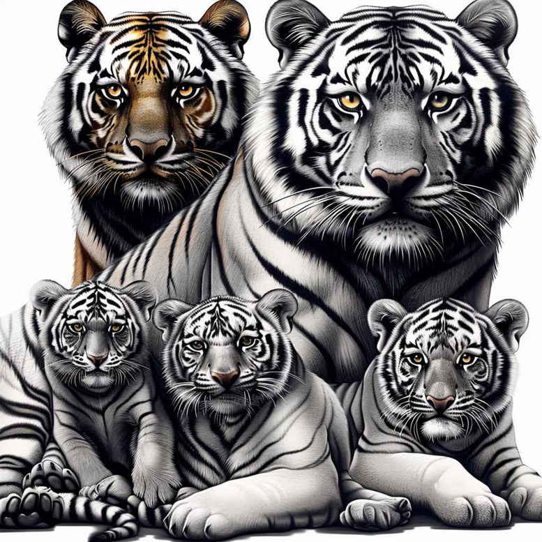 chest-tattoo – tattoo design ideas free ai generated – no-background – for-ribs – Gallery: family-inkby-ai