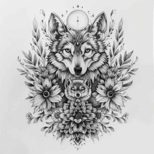 childrens-tattoo – tattoo design ideas free ai generated – refined – for-upper-arm – Gallery: family-inkby-ai