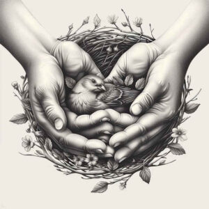 childrens-tattoo – tattoo design ideas free ai generated – small-detail – for-sternum – Gallery: family-inkby-ai