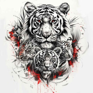 family-bond-tattoo – tattoo design ideas free ai generated – delicate – for-shoulder-blade – Gallery: family-inkby-ai