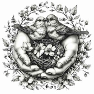 family-devotion-tattoo – tattoo design ideas free ai generated – unembellished – for-neck – Gallery: family-inkby-ai