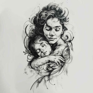 family-legacy-tattoo – tattoo design ideas free ai generated – single-dot – for-lower-leg – Gallery: family-inkby-ai