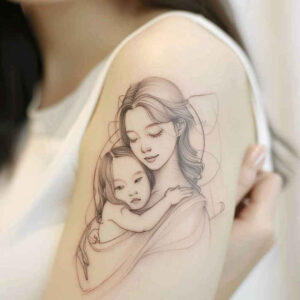 family-pride-tattoo – tattoo design ideas free ai generated – modest – for-calf – Gallery: family-inkby-ai