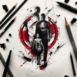family-tattoo – tattoo design ideas free ai generated – airy-touch – for-chest – Gallery: family-inkby-ai