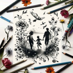 family-tattoo – tattoo design ideas free ai generated – iconic – for-chest – Gallery: family-inkby-ai