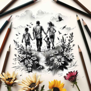 family-ties-tattoo – tattoo design ideas free ai generated – tiny-tattoo – for-scapula – Gallery: family-inkby-ai