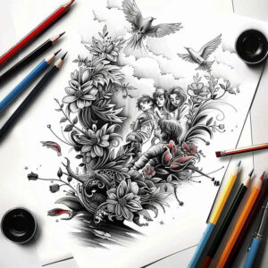 family-tradition-tattoo – tattoo design ideas free ai generated – refined-ink – for-upper-shoulder – Gallery: family-inkby-ai