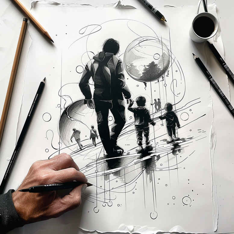 family-tree-tattoo – tattoo design ideas free ai generated – understated – for-lower-arm – Gallery: family-inkby-ai