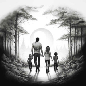 family-unity-tattoo – tattoo design ideas free ai generated – delicate – for-thigh – Gallery: family-inkby-ai