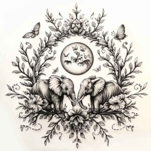 family-unity-tattoo – tattoo design ideas free ai generated – single-color – for-palm – Gallery: family-inkby-ai