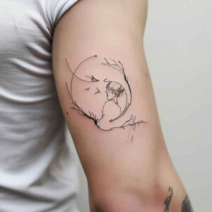 heart-symbol-tattoo – tattoo design ideas free ai generated – compact – for-wrist – Gallery: family-inkby-ai