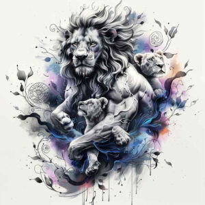 heritage-tattoo – tattoo design ideas free ai generated – fine-dot – for-upper-chest – Gallery: family-inkby-ai