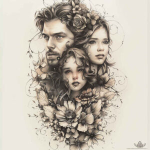 home-tattoo – tattoo design ideas free ai generated – fine-line – for-inner-arm – Gallery: family-inkby-ai