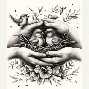 home-tattoo – tattoo design ideas free ai generated – pinprick – for-abdomen – Gallery: family-inkby-ai